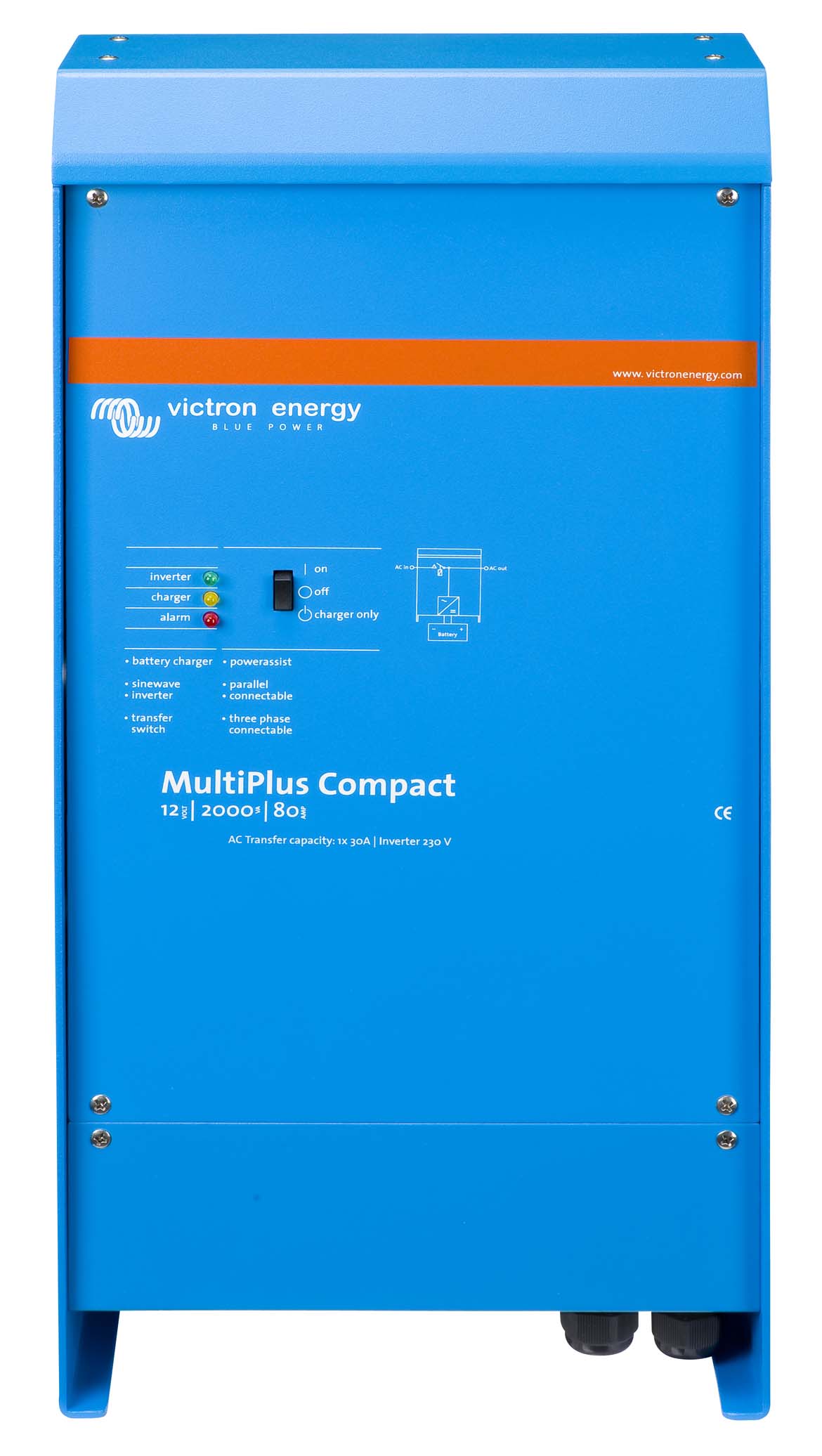 Victron MultiPlus Compact 12/2000/80-30 1600W Wechselrichter