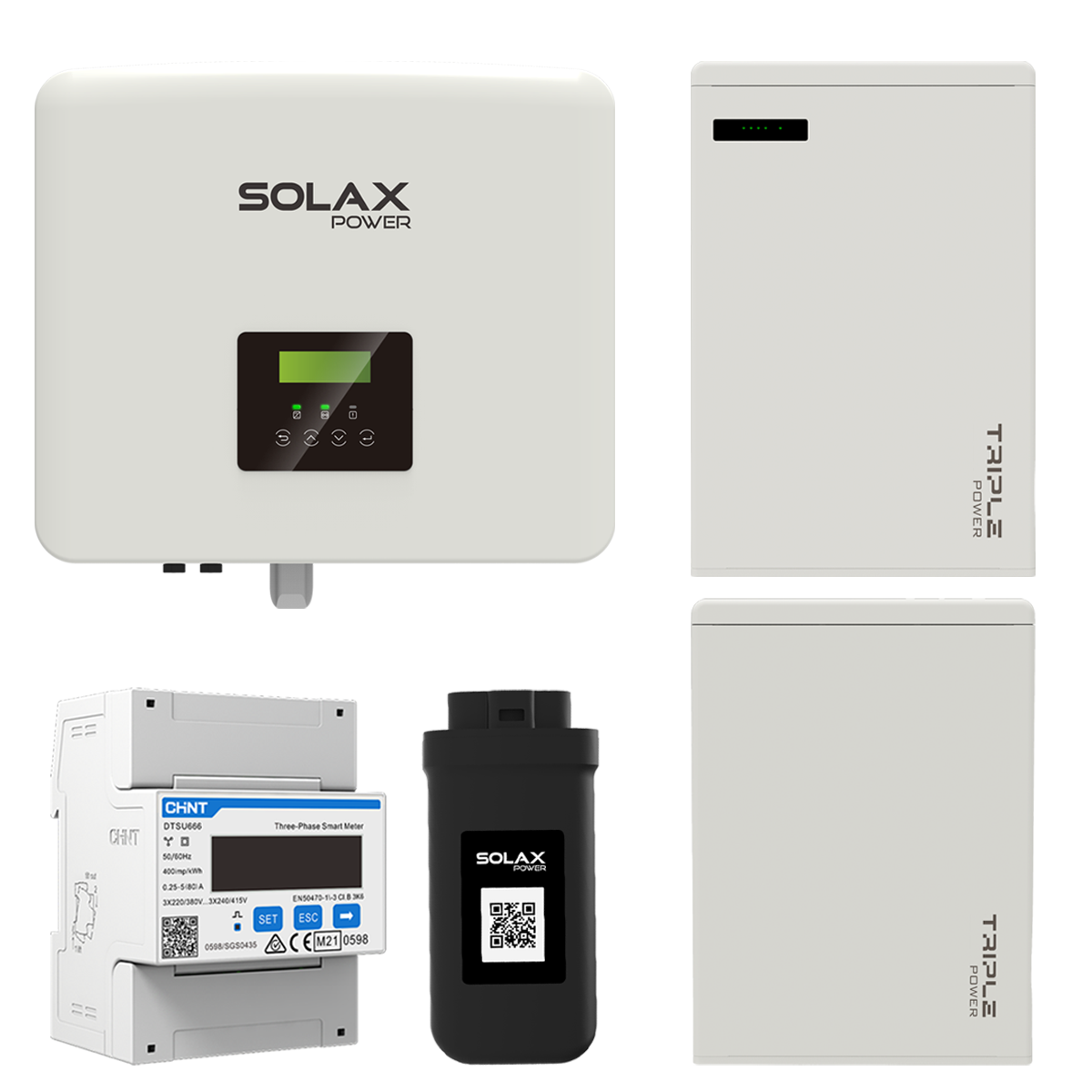 SolaX X1 G4 3,7kW Hybridwechselrichter mit 11,5kWh T58 Solarspeicher-Set