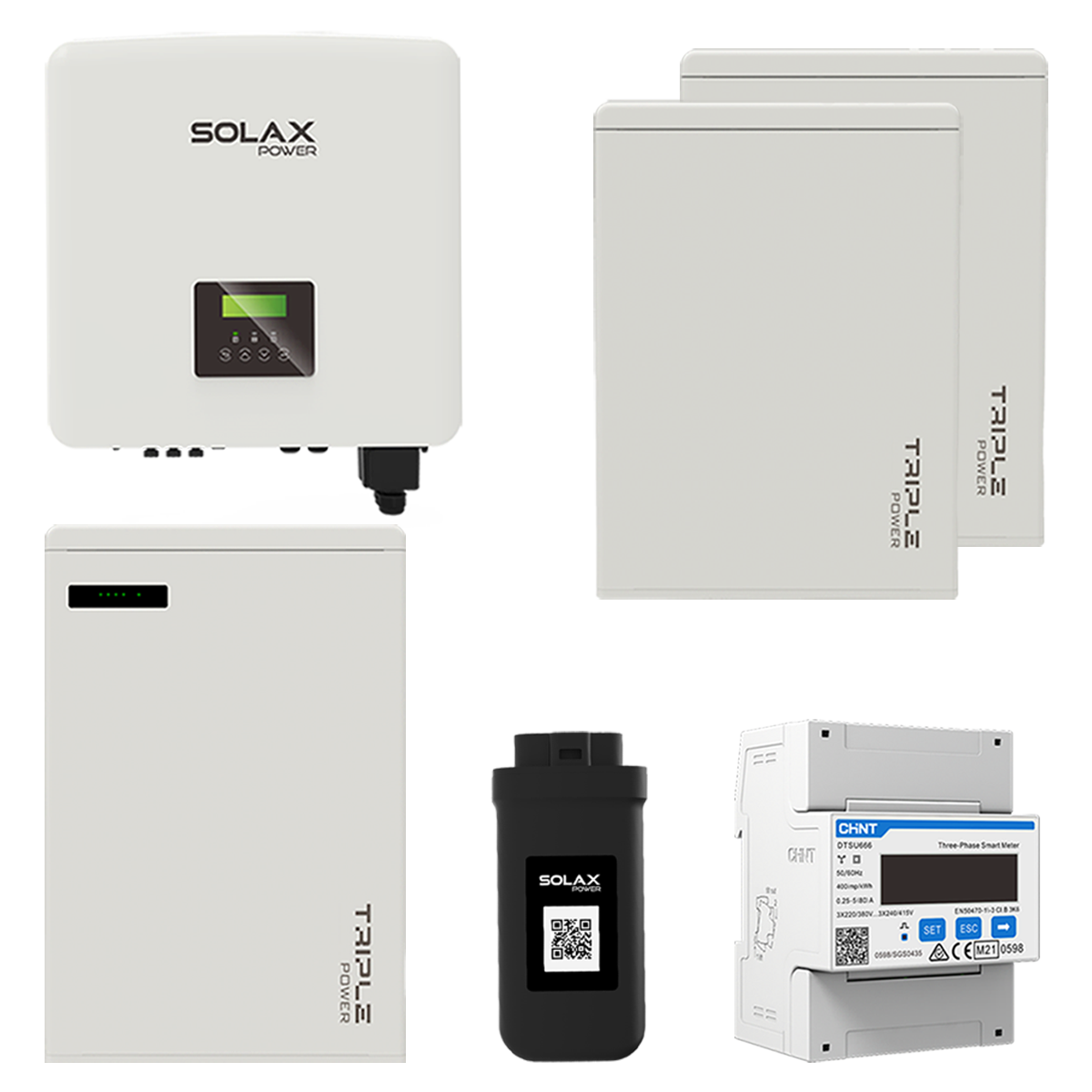 SolaX X3 G4 6kW Hybridwechselrichter mit 17,3kWh T58 Solarspeicher-Set