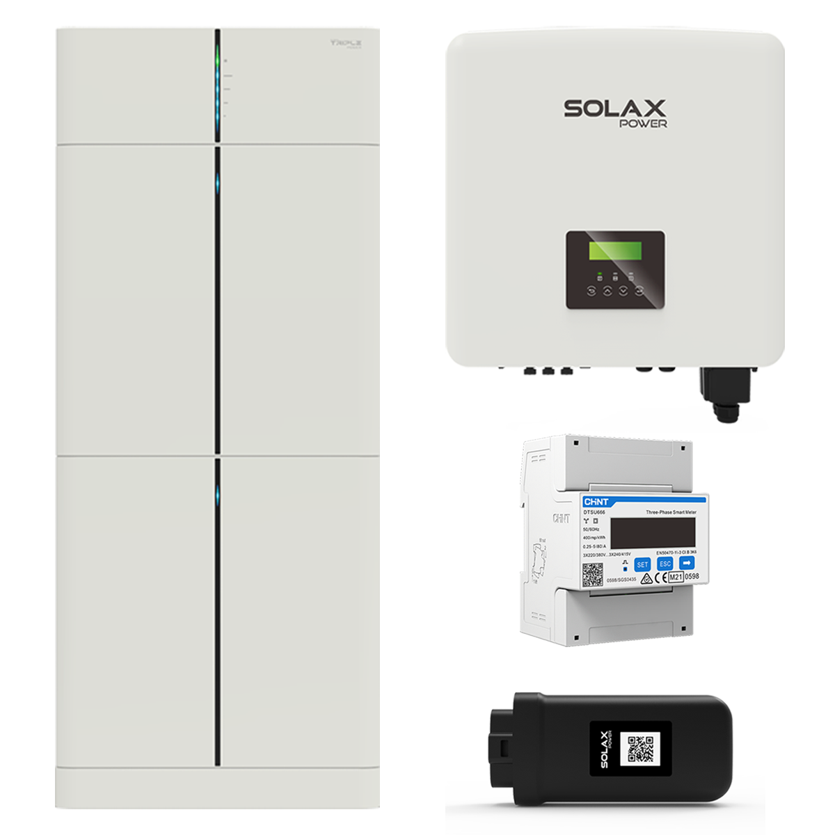 SolaX X3 G4 15kW Hybridwechselrichter mit 6kWh T30 Solarspeicher-Set